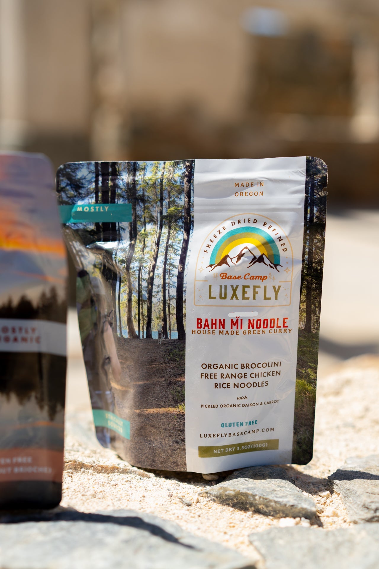 Banh mi noodle bowl from Luxefly Base Camp | Freeze fried gourmet camping food