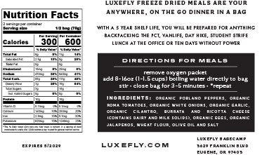 Chile Relleno with organic poblano chiles and burrata cheese