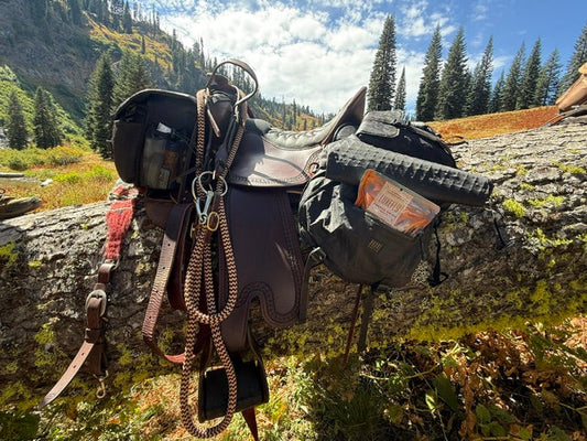 Marble Mountain family horse pack trip: Cerise Kazmierczak