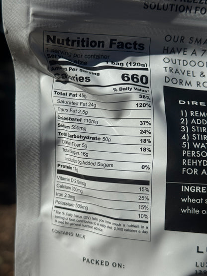 Organic Corn and Bacon Chowder