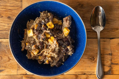 Organic Black Bean Bowl - with Carnitas